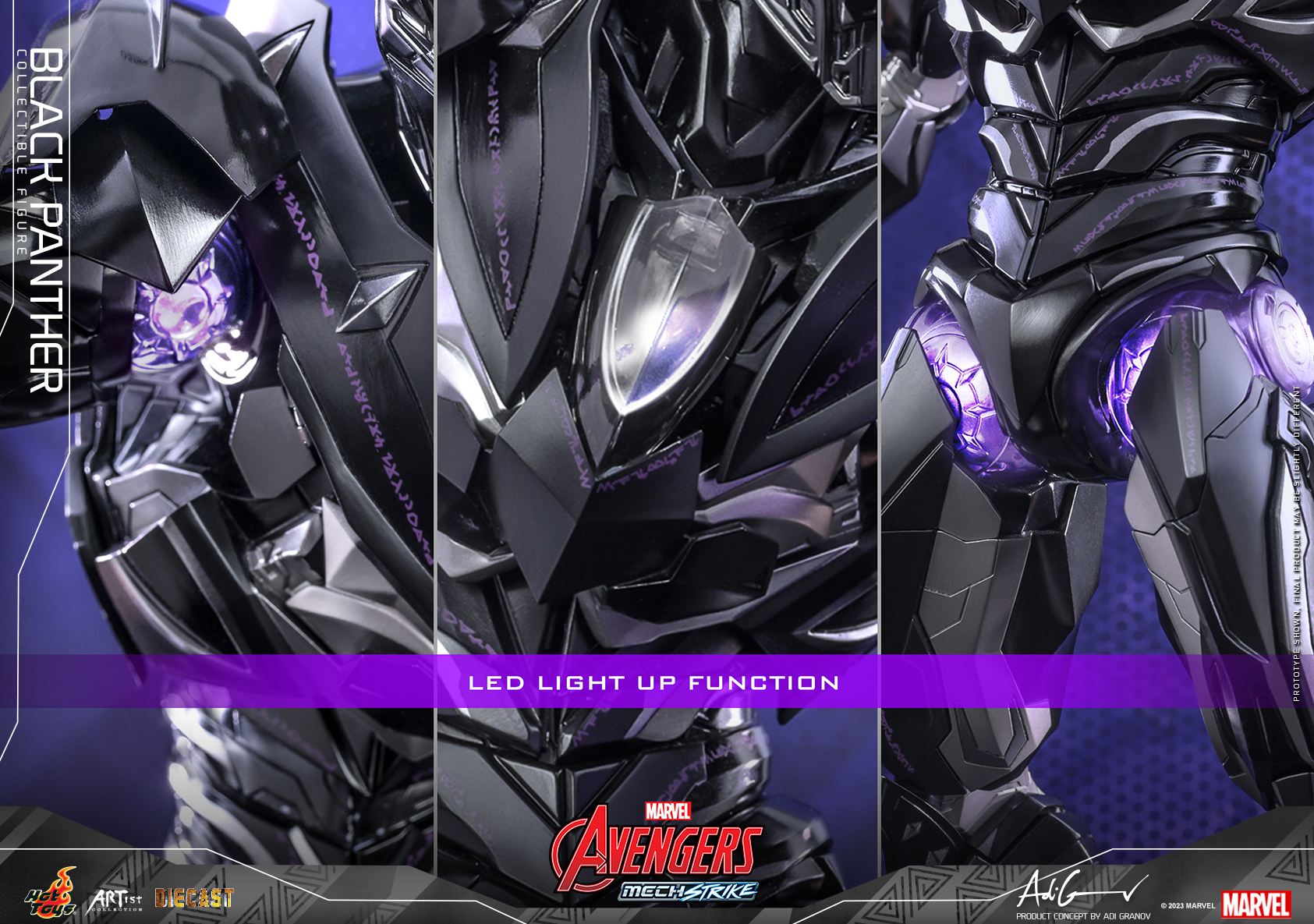 Hot Toys AC05D55 1/6 Marvel’s Avengers Mech Strike - Black Panther