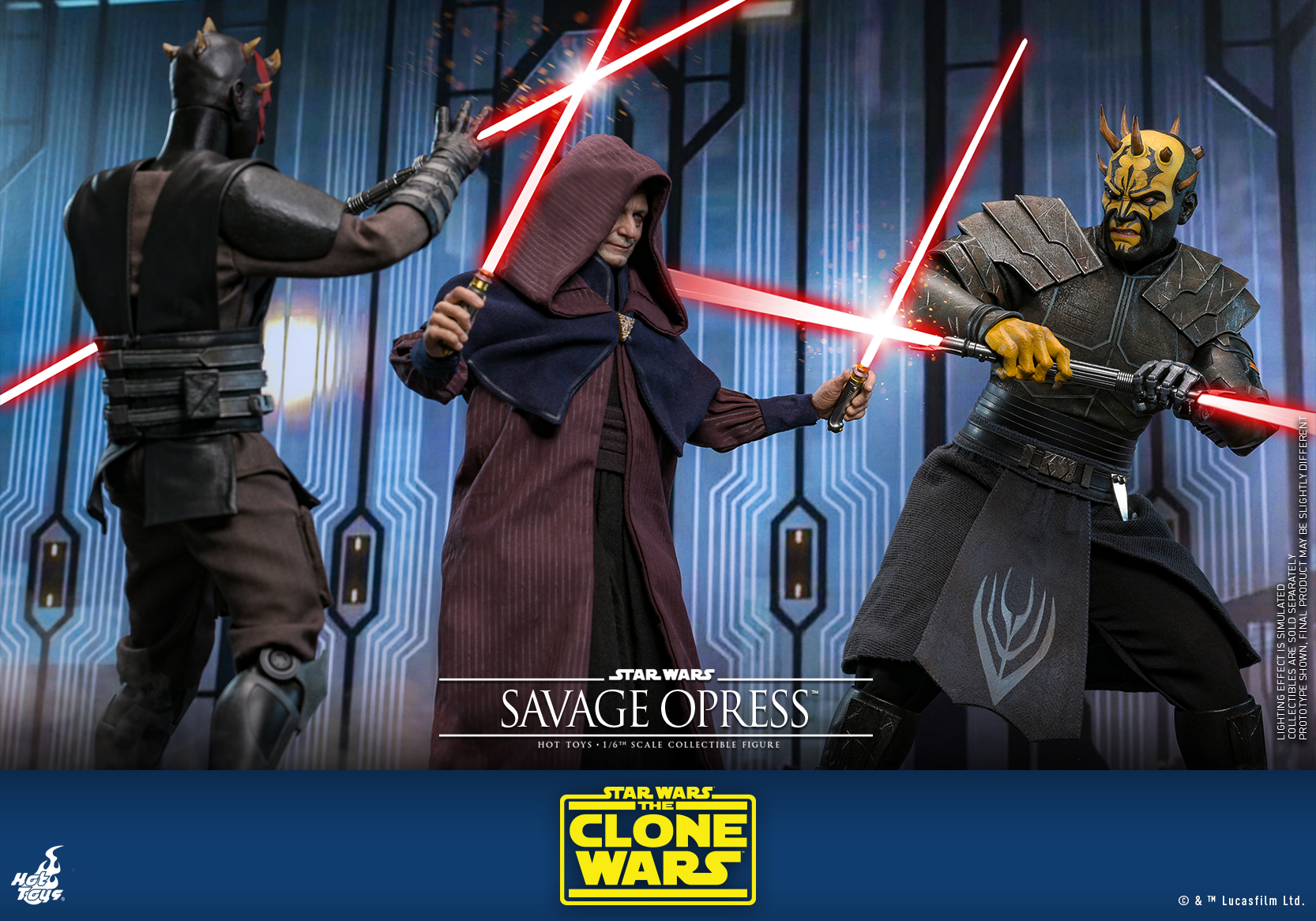 Hot Toys TMS136 Star Wars: The Clone Wars - Savage Opress