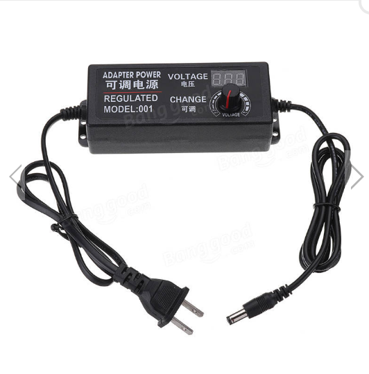 ADE01 อะแดปเตอร์ Adapter ปรับโวล์ทได้ 3-24 V 2 A หัวเสียบ 5.5 X 2.5 mm สำหรับ ชาร์จ โน๊ตบุค หรือแบตสว่านไร้สาย