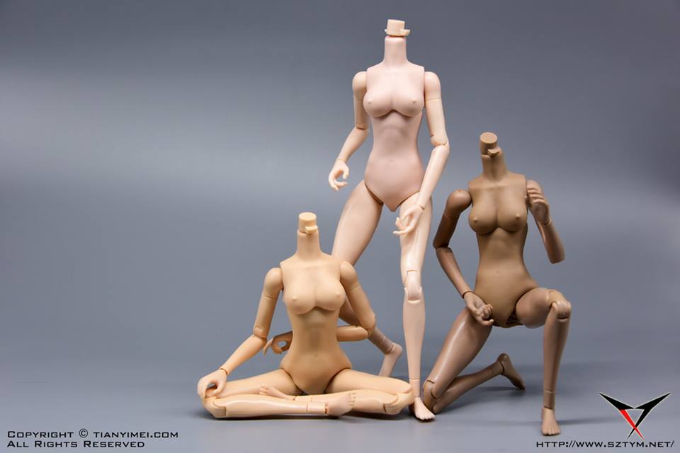 Technic Toys Body-P “Mermaid Posture” single pack (pale)