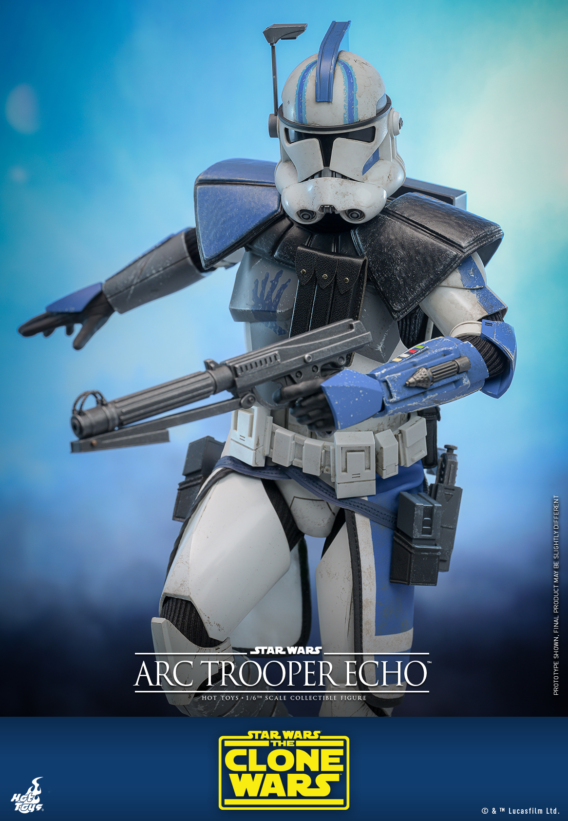 Hot Toys TMS133 Star Wars: The Clone Wars - Arc Trooper Echo
