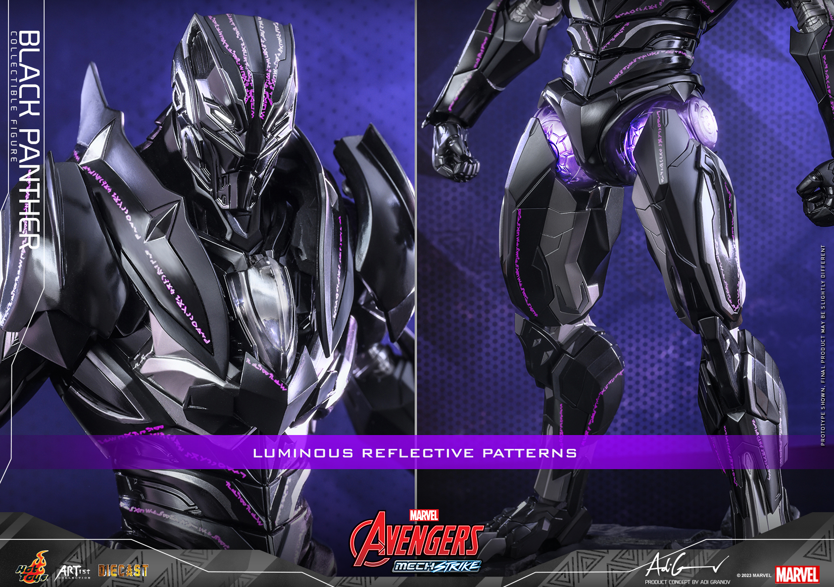 Hot Toys AC05D55 1/6 Marvel’s Avengers Mech Strike - Black Panther