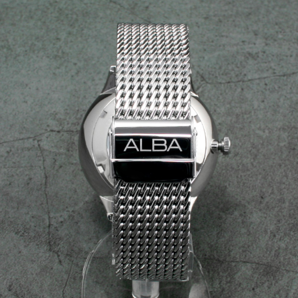 นาฬิกาข้อมือ นาฬิกาผู้ชาย Alba SignA Automatic รุ่น AL4103X1 ประกันศูนย์ 1 ปี Alba (เปลือยหลัง)