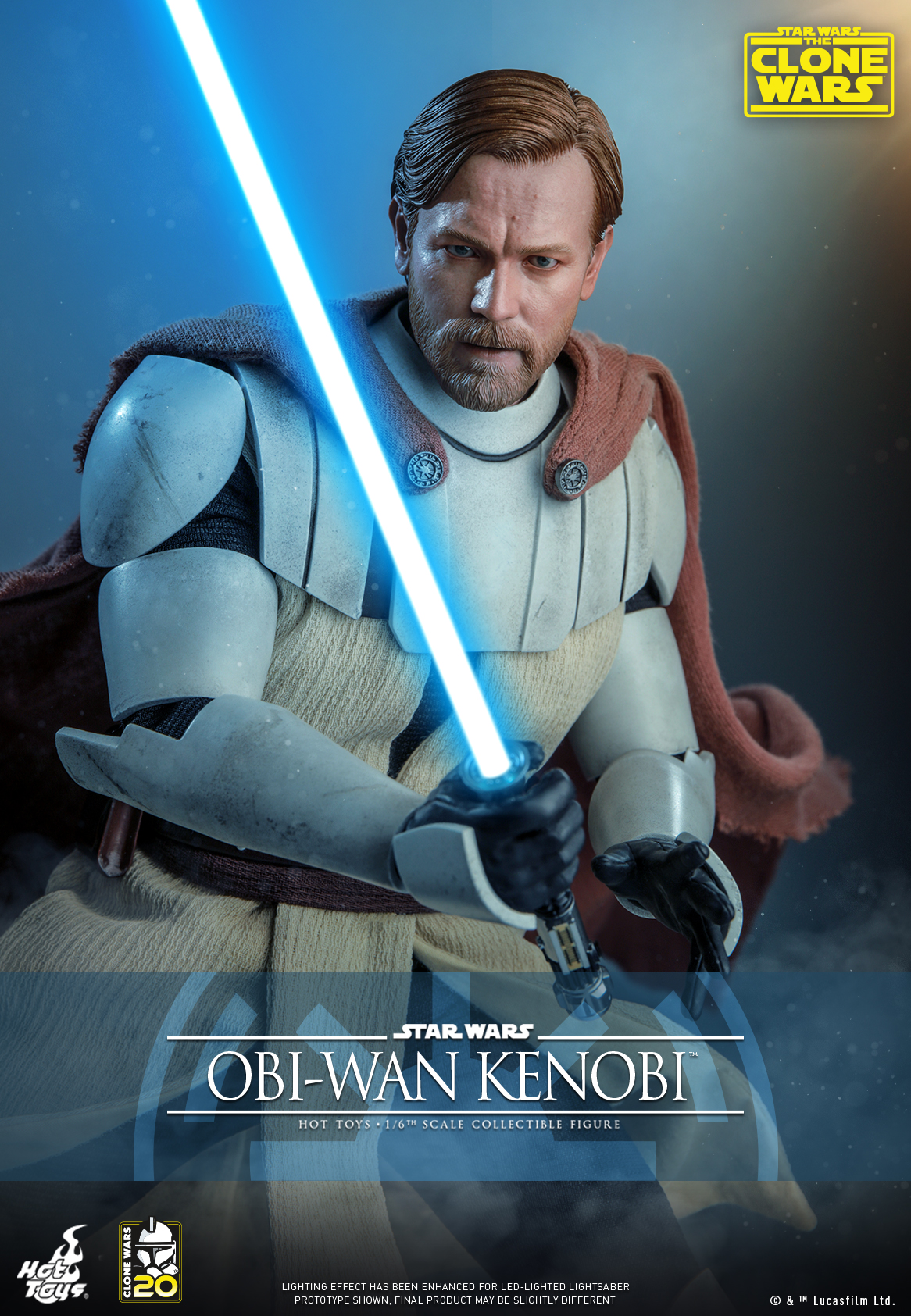 Hot Toys TMS095 1/6 Star Wars: The Clone Wars™ - Obi-Wan Kenobi™