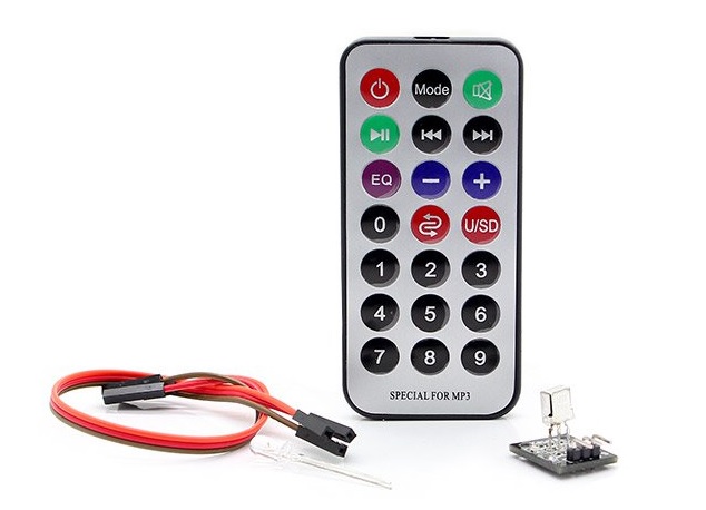 IR Infrared Remote Control V2 รีโมทควบคุมพร้อมตัวรับ-ส่ง สต็อกไทยส่งไว