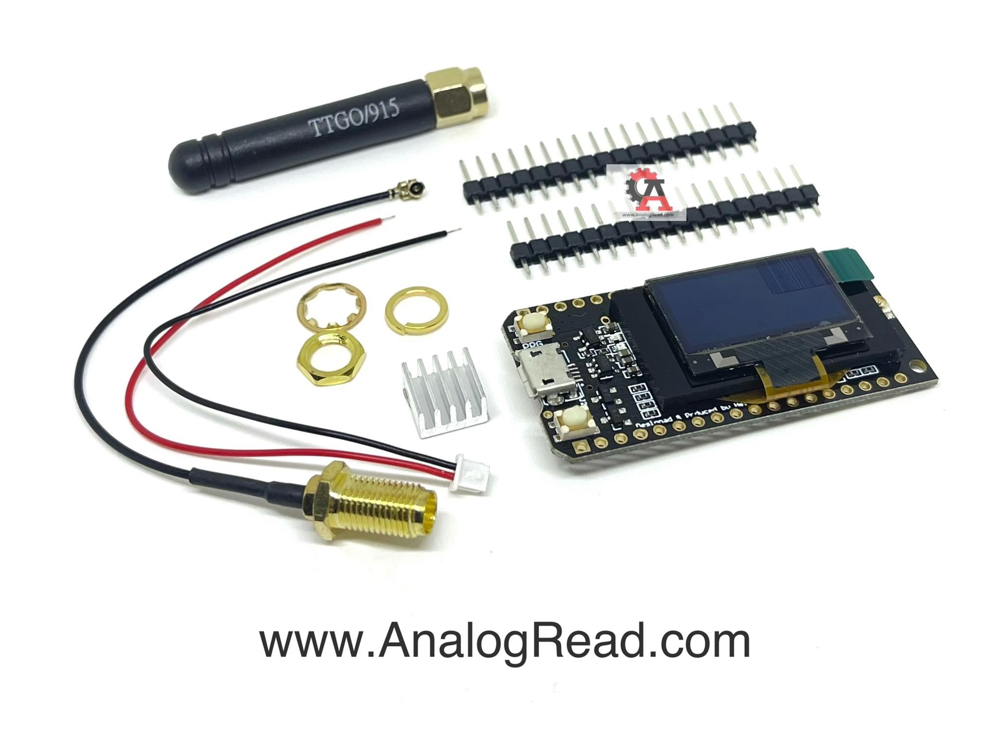ลอร่า LORA SX1276 868/915MHz ESP32 0.96 OLED พร้อมเสาอากาศ สต็อกไทยส่งไว