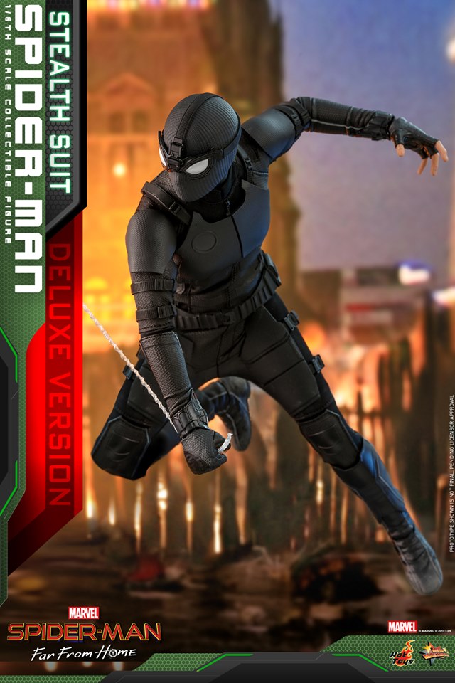 Hot Toys MMS541 Spider-Man: Far From Home - Spider-Man (Stealth Suit) (Deluxe Version)
