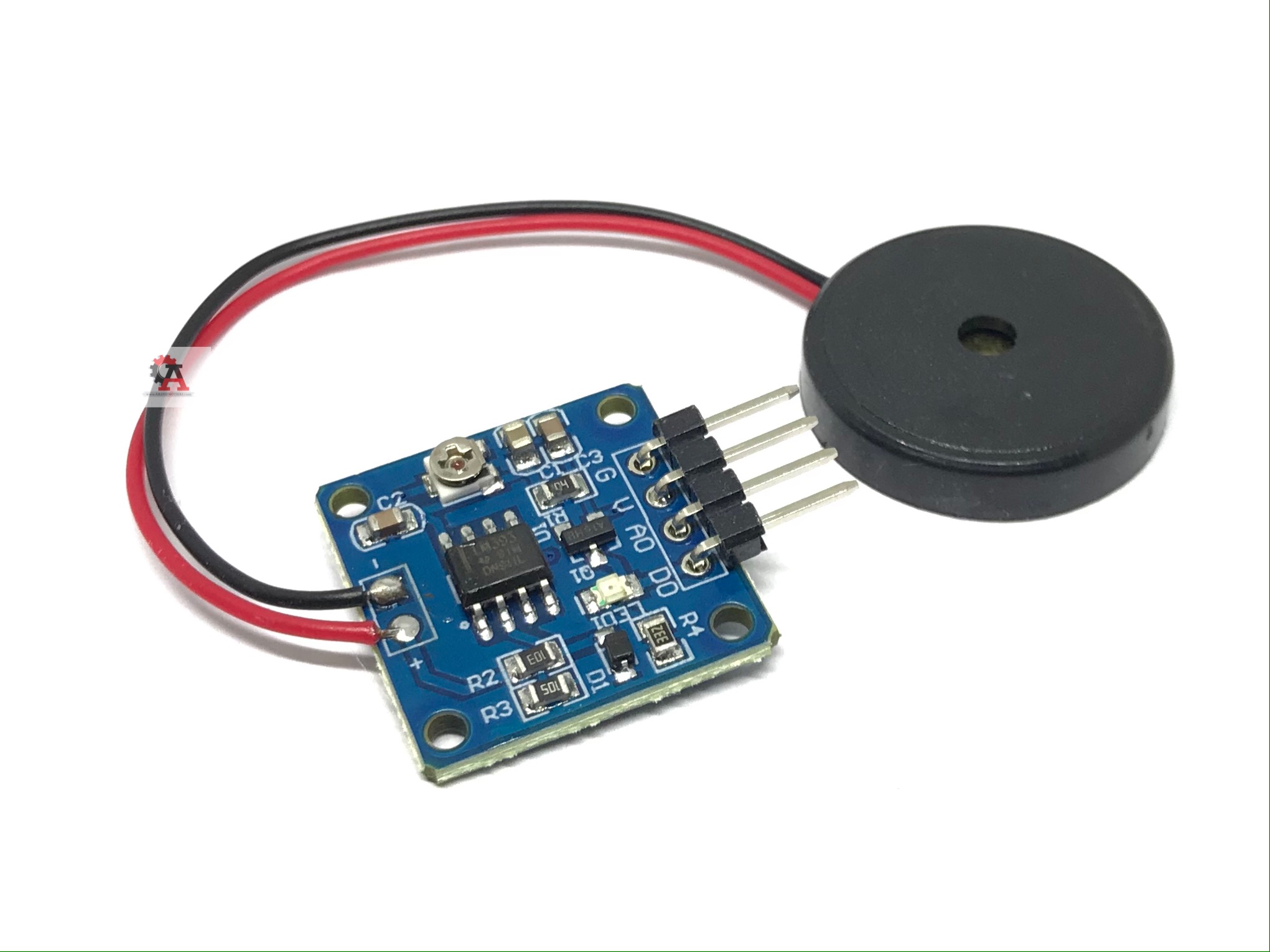 เซนเซอร์ตรวจจับความสั่น Piezoelectric piece knocking and vibration switch module สต็อกไทยส่งไว