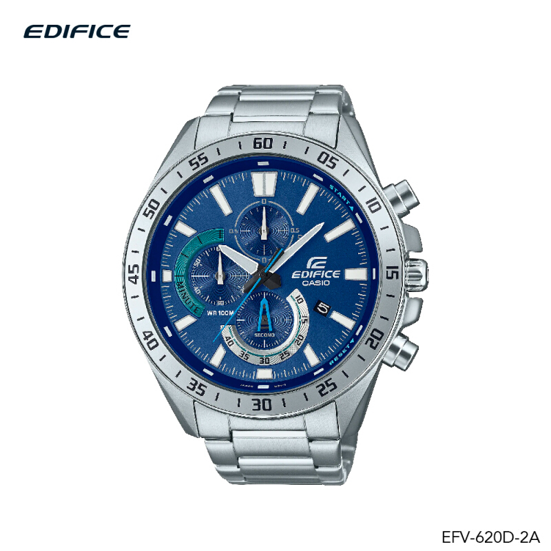 นาฬิกาข้อมือ Casio Edifice Chronograph รุ่น EFV-620 Seires EFV-620D EFV-620D-1A2 EFV-620D-1A4 EFV-620D-2A