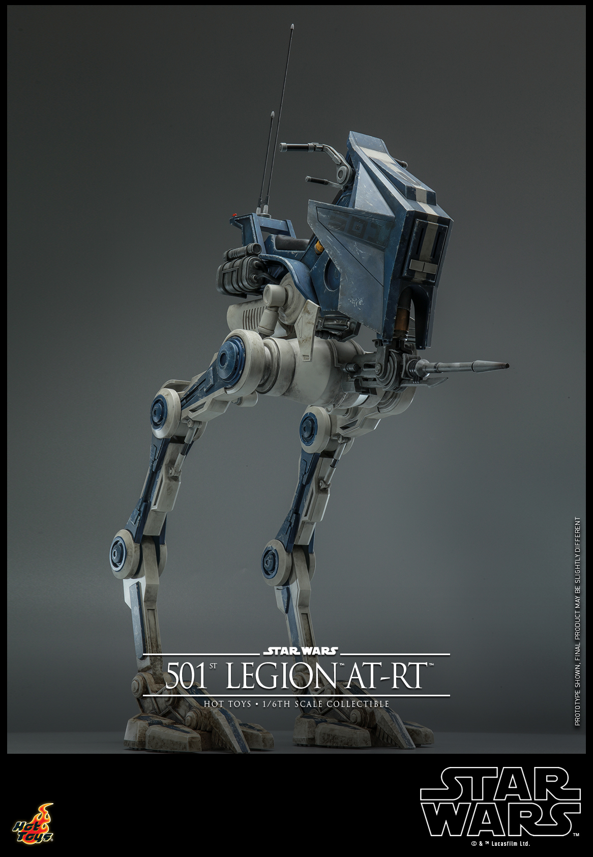 Hot Toys TMS090 1/6 Star Wars: The Clone Wars - 501st Legion AT-RT