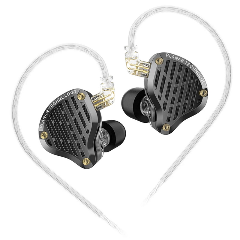 KZ PR3 หูฟัง IEMs ไดรเวอร์ Planar 13.2mm สาย OFC ชุบเงิน ประกันศูนย์ไทย