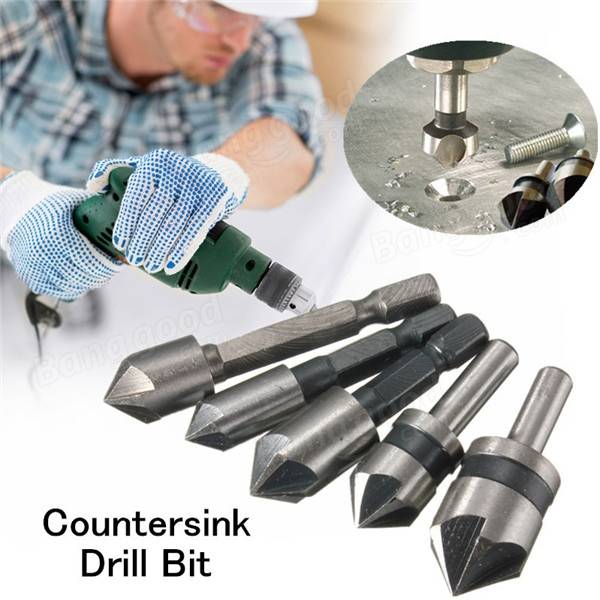 DC04 ดอกลบคมชยายรู Chamfer Cobal ชุด 5 ดอก 5 ฟัน