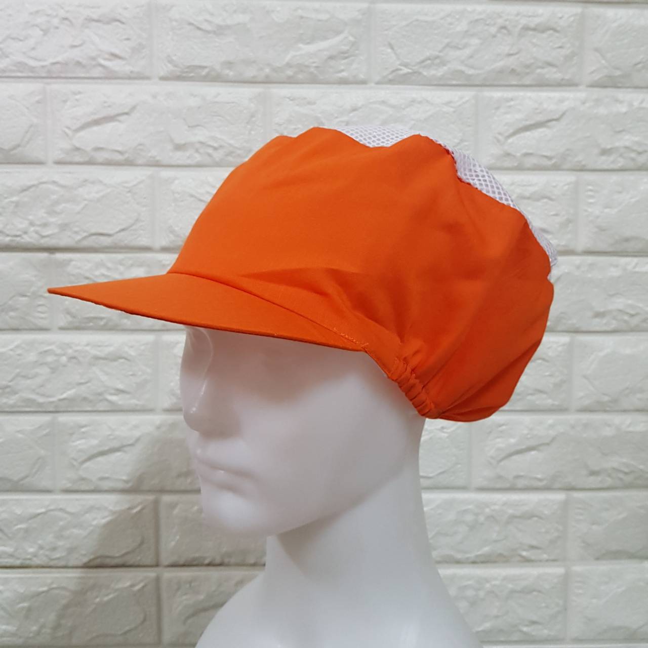 จำนวน 50 ใบ หมวกคลุมผมตาข่ายบน หมวกแม่ครัว หมวกพ่อครัว หมวกทำอาหาร หมวกโรงงานอุตส หมวกพนักงานฝ่ายผลิต หมวกอุตสาหกรรม หมวกคลุมเก็บผมชาย-หญิงหกรรม