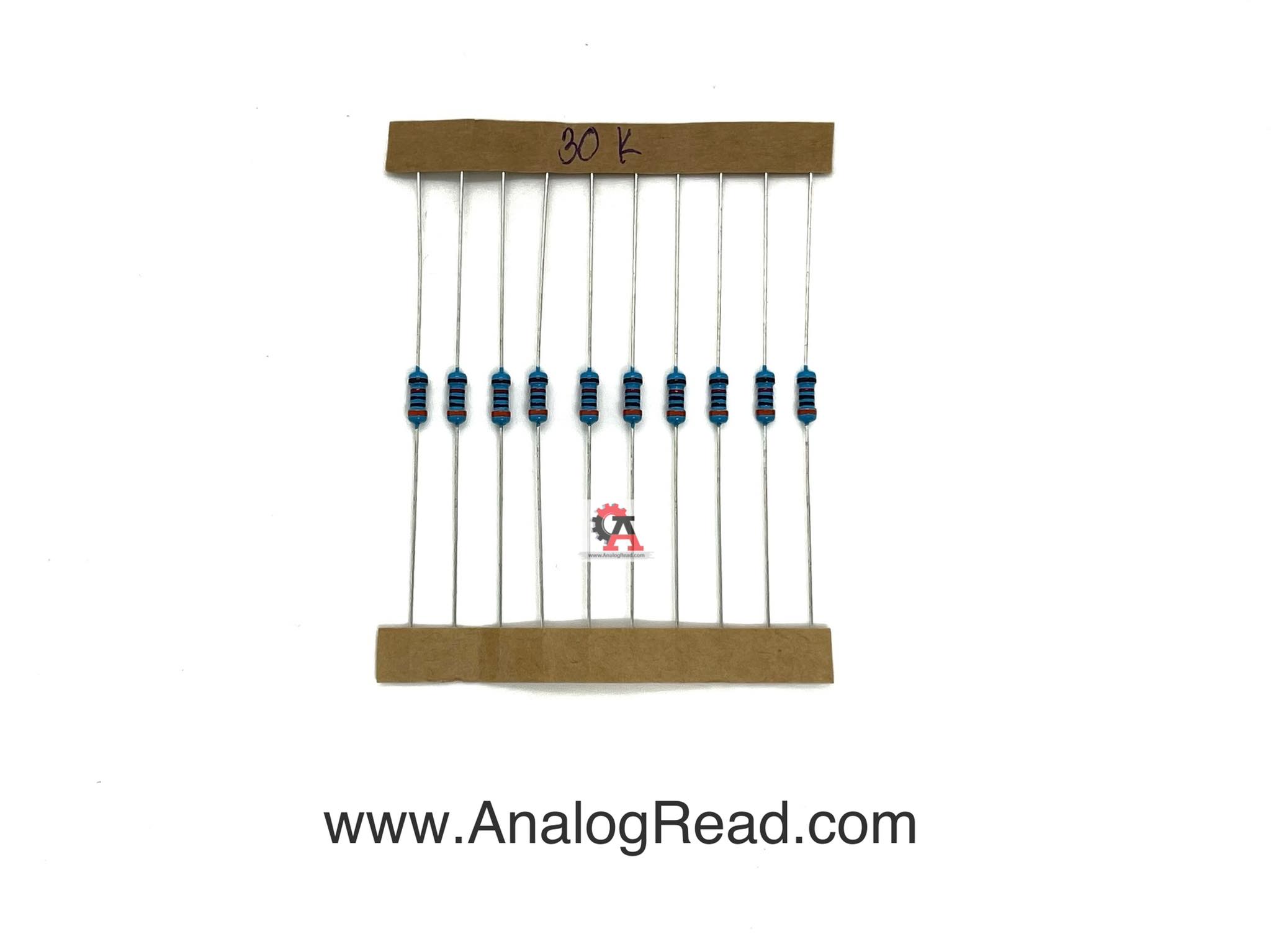 Resistor 30K 1/4W ตัวต้านทาน 30Kโอห์ม 1/4วัตต์