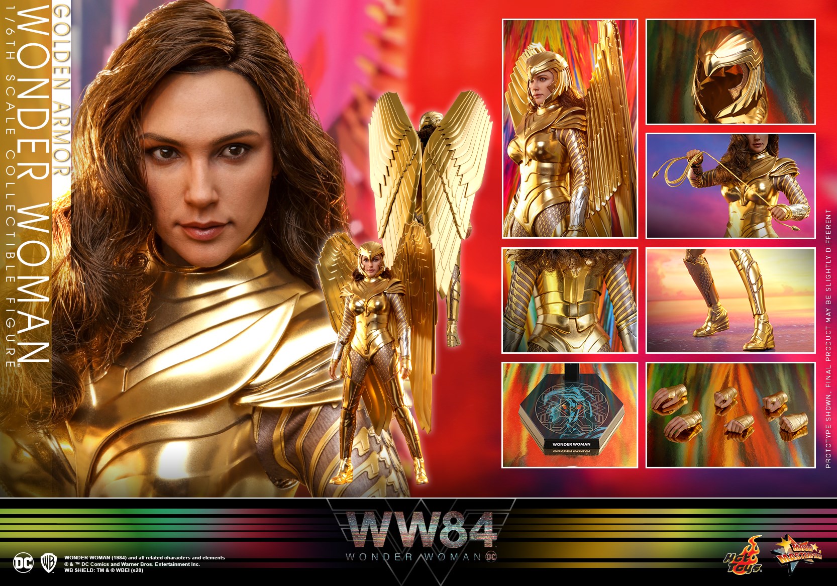 Hot Toys MMS577 Wonder Woman 1984 1/6 Golden Armor Wonder Woman