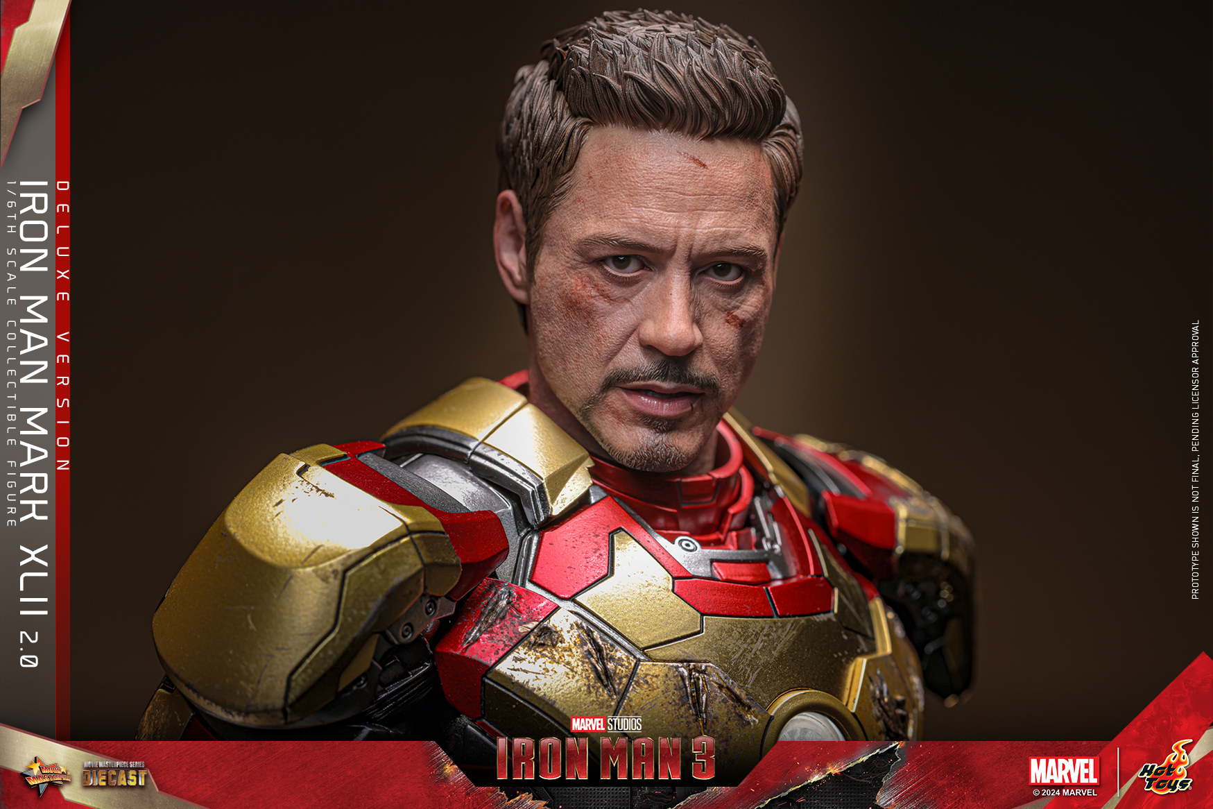Hot Toys MMS759D66B Iron Man 3 - Iron Man Mark XLII (2.0) (Deluxe Version) (Special Edition)