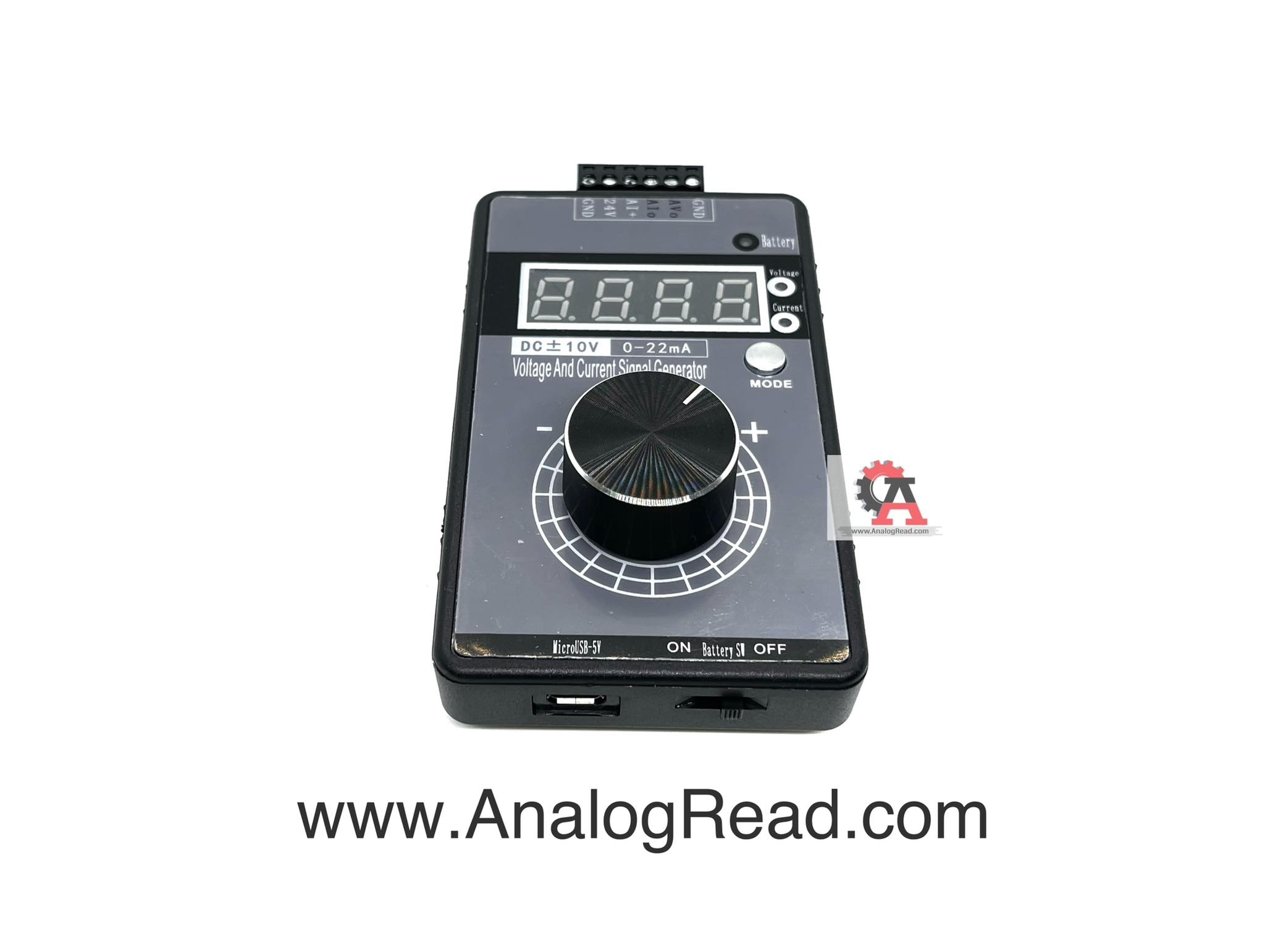 ตัวสร้างสัญญาณ 0-4-22mA และ 0-5-10v Signal Generator Adjustable Current Voltage