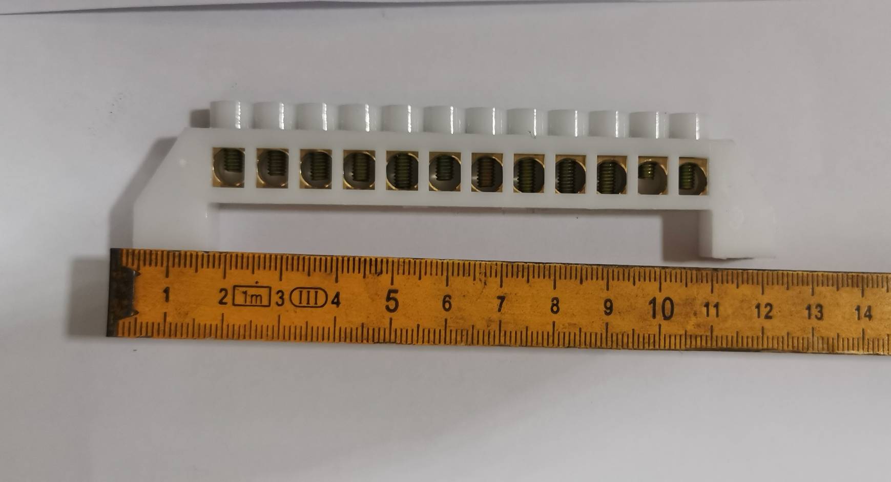 OT150 เทอร์มินอลต่อสายไฟ เกรดสูง 12 ช่อง ทองเหลืองแท้ 30A 600V