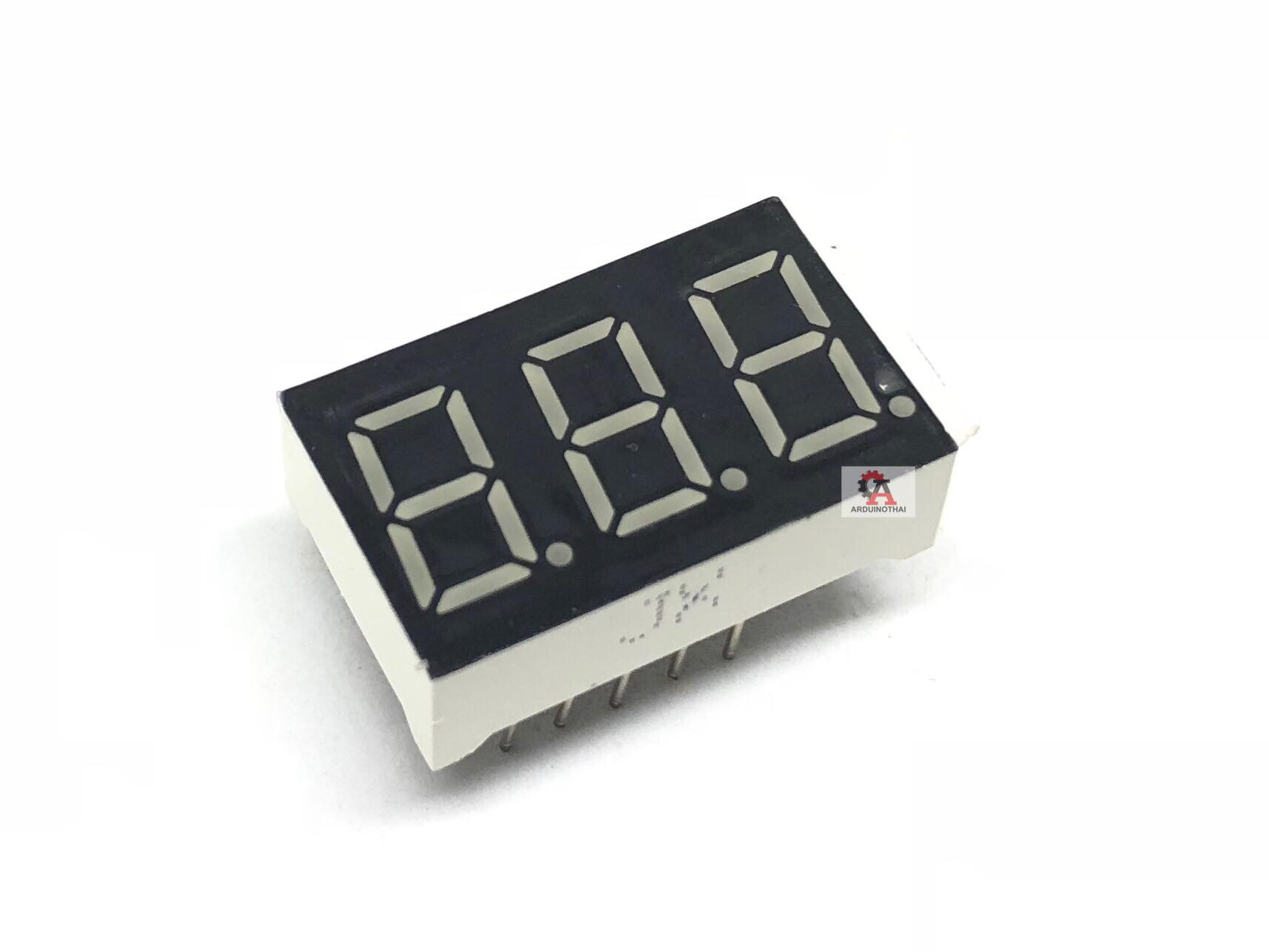 7 Segment 0.36" Display 3-Bit (Common Anode)