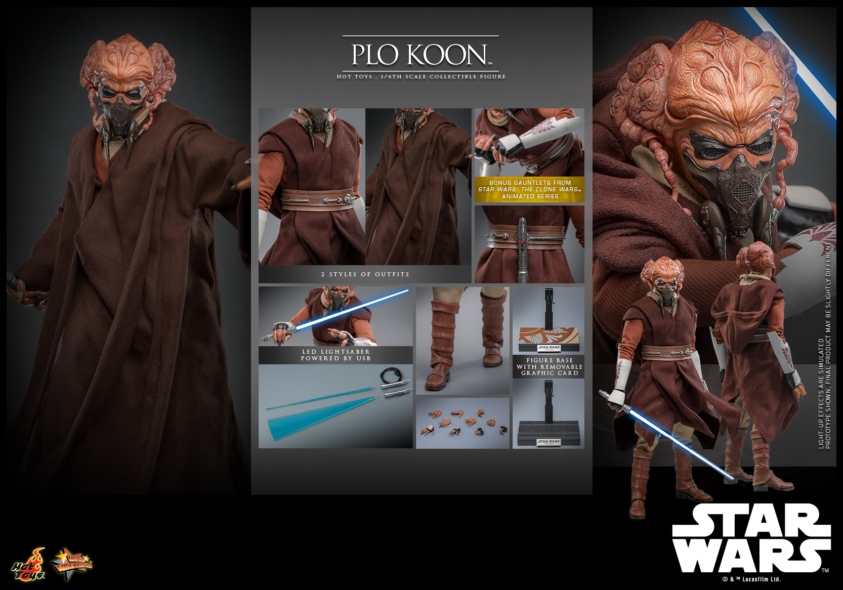 Hot Toys MMS785 Star Wars: Episode III Revenge of the Sith - Plo Koon
