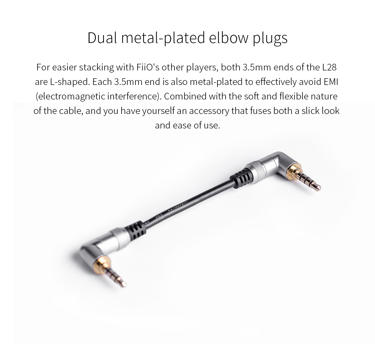 ขาย FiiO L28 สาย Coaxial สำหรับ FiiO Q5 และเครื่องเล่นพกพา FiiO