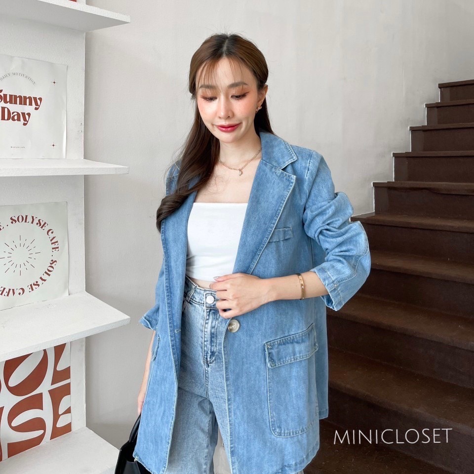 เสื้อสูทยีนส์ เบลเซอร์ยีนส์สวยๆ