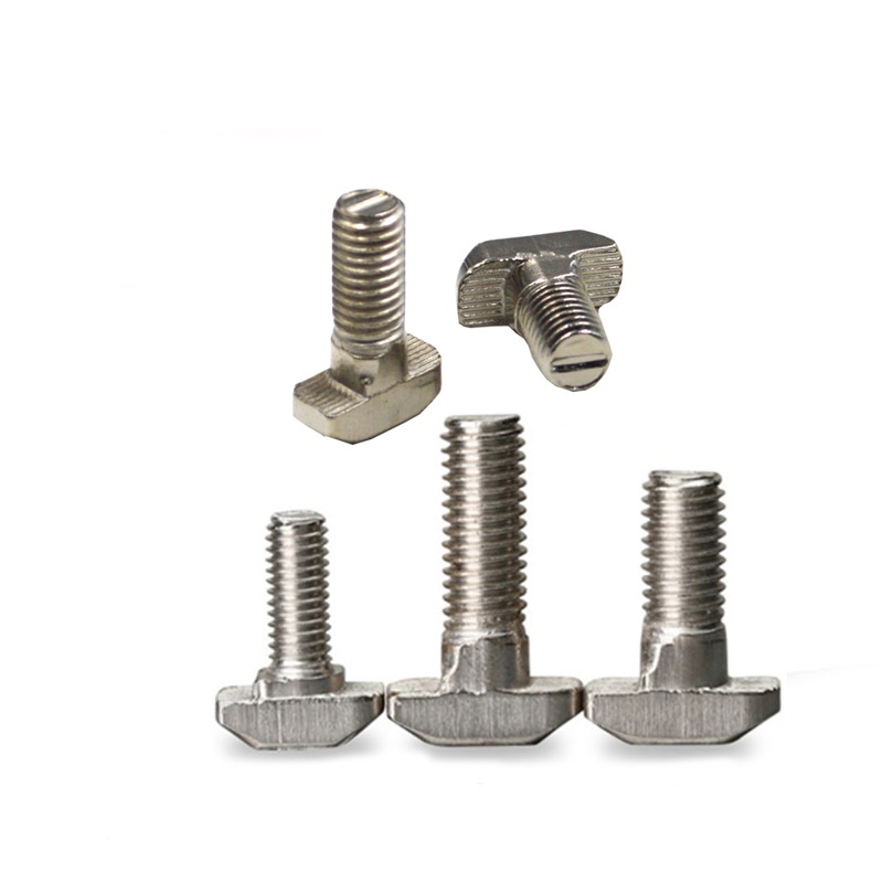 T-bolt M8 สกรูหัวค้อน สำหรับอลูมิเนียมโปรไฟล์ series 45 / ชิ้น