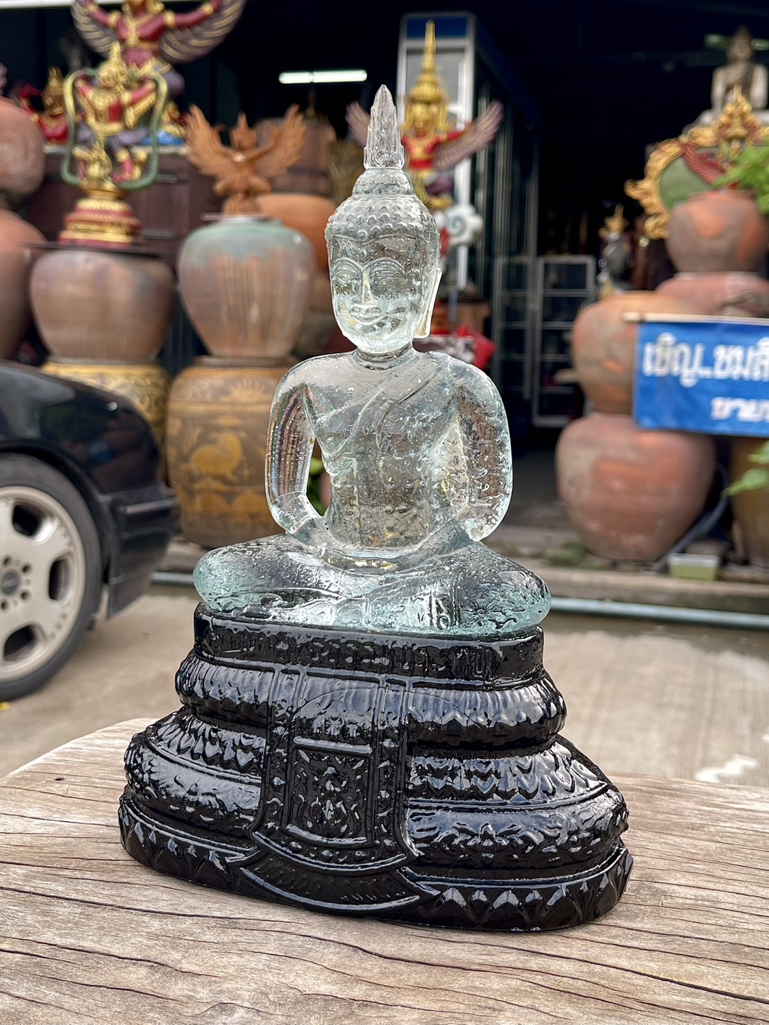 พระแก้ว 25พุทธศตวรรษ ปี2500 สีใสพาดนิล