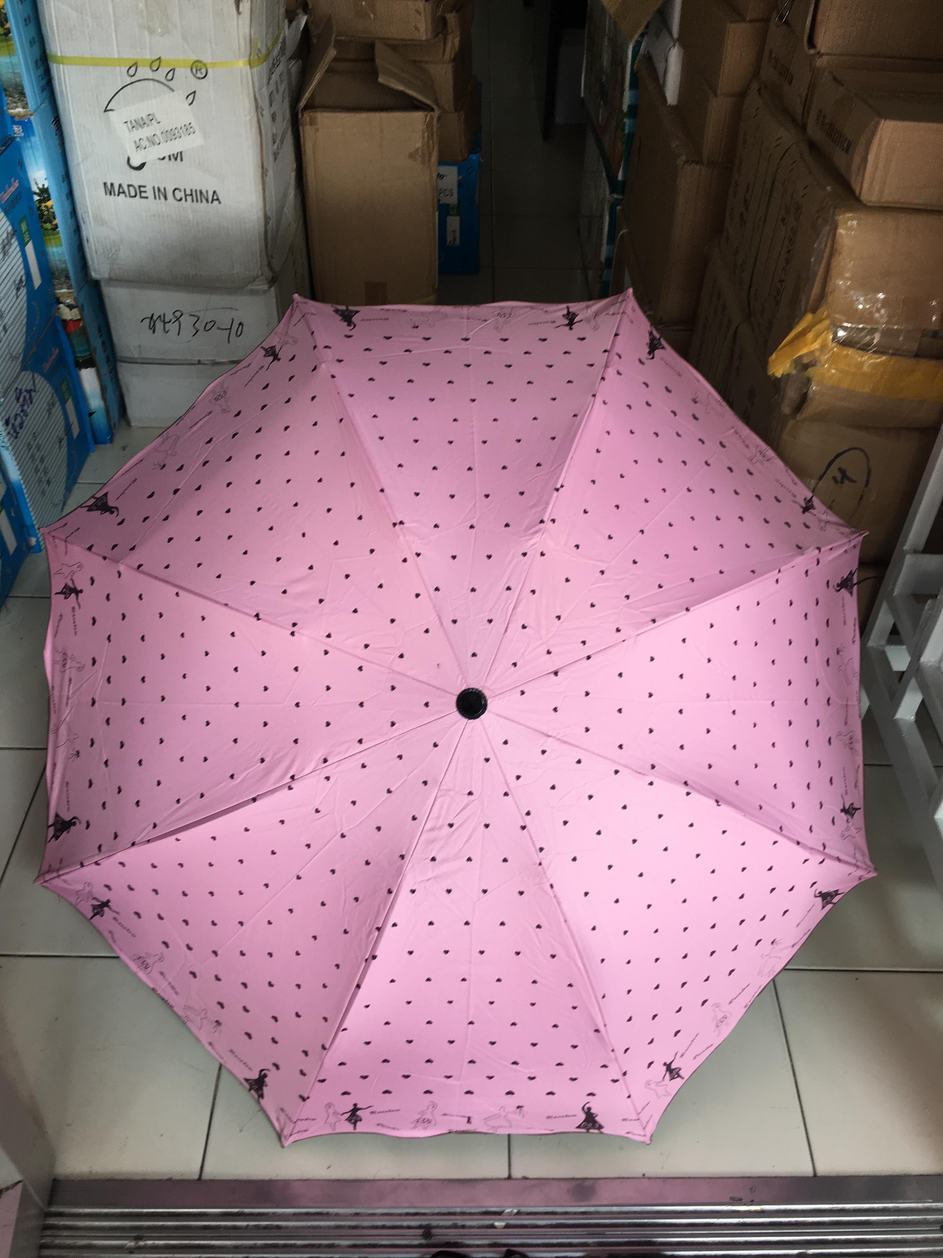 ร่มโค้งแฟชั่น ยูวีดำ รหัส 8036