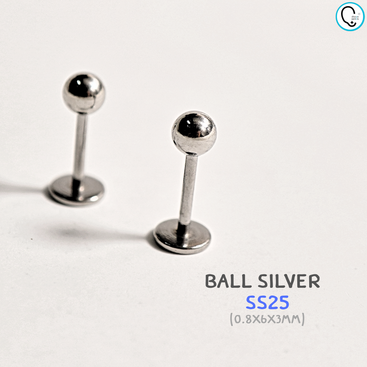 “เช็คสินค้าทัก line ก่อนโอนนะคะ” จิวแป้นแบน แบบเสียบ และ แป้นขันน๊อต สแตนเลสเกรดมีตัดแพทย์_SS00