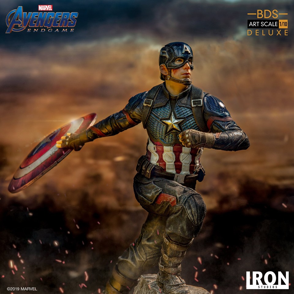 Iron Studios Deluxe BDS Art Scale 1/10 Avengers: Endgame - Captain America