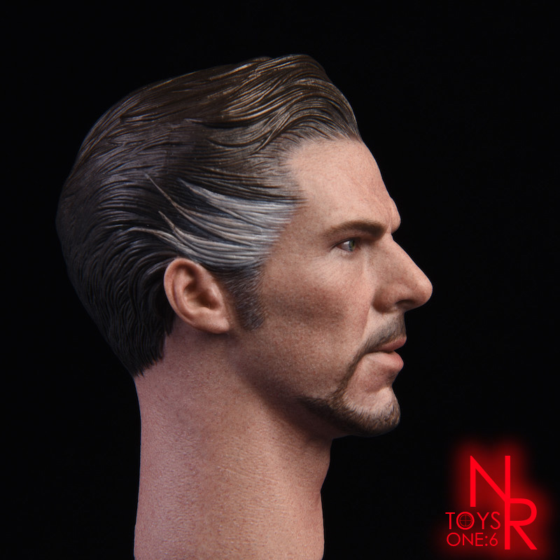 NRTOYS NR13B Dr.Singular 2.0 Headsculpt (White hair direct view)