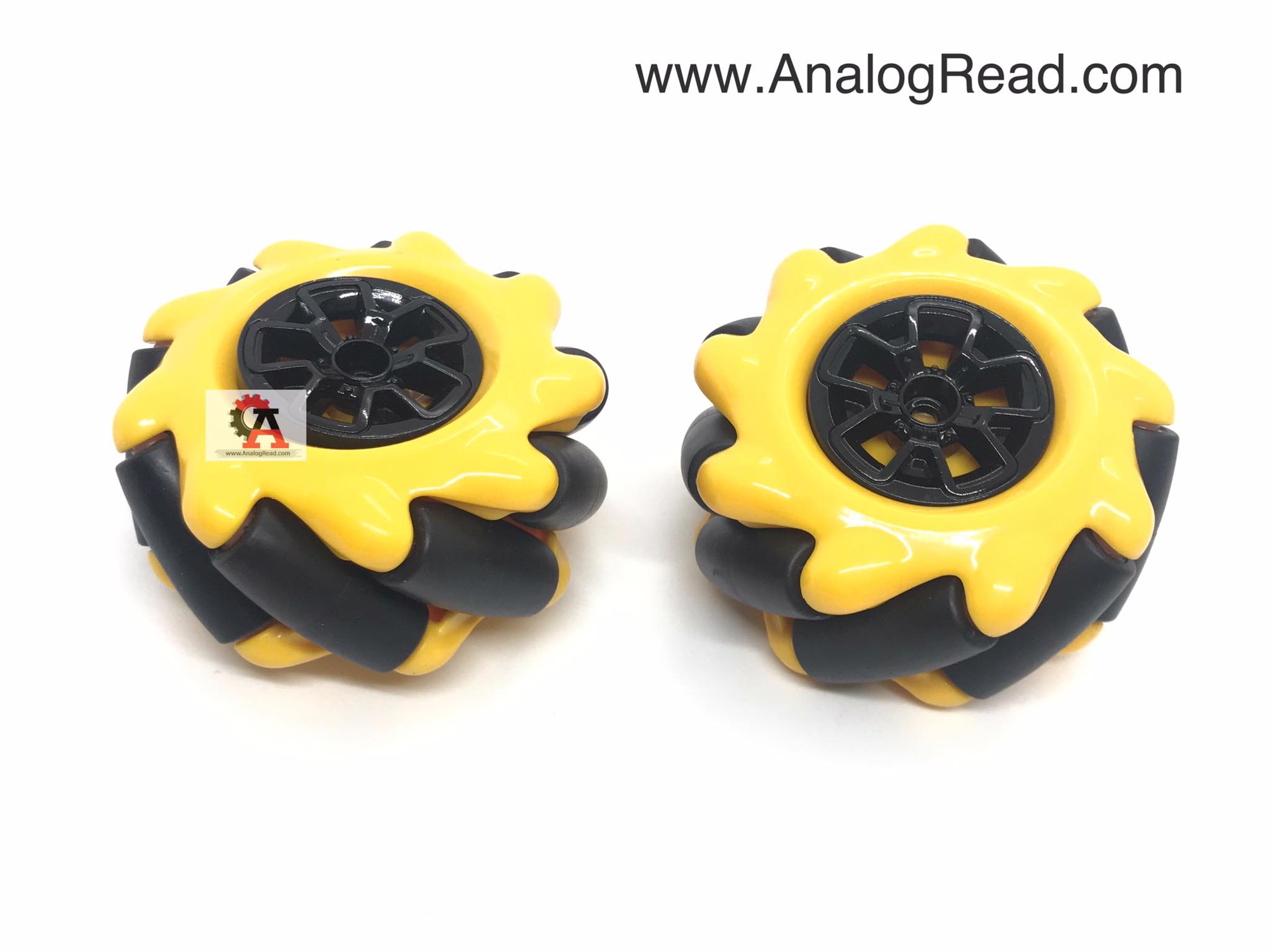 ล้อแมคคานั่ม (mecanum wheel) 60mm (ซ้าย-ขวา) สต็อกไทยส่งไว