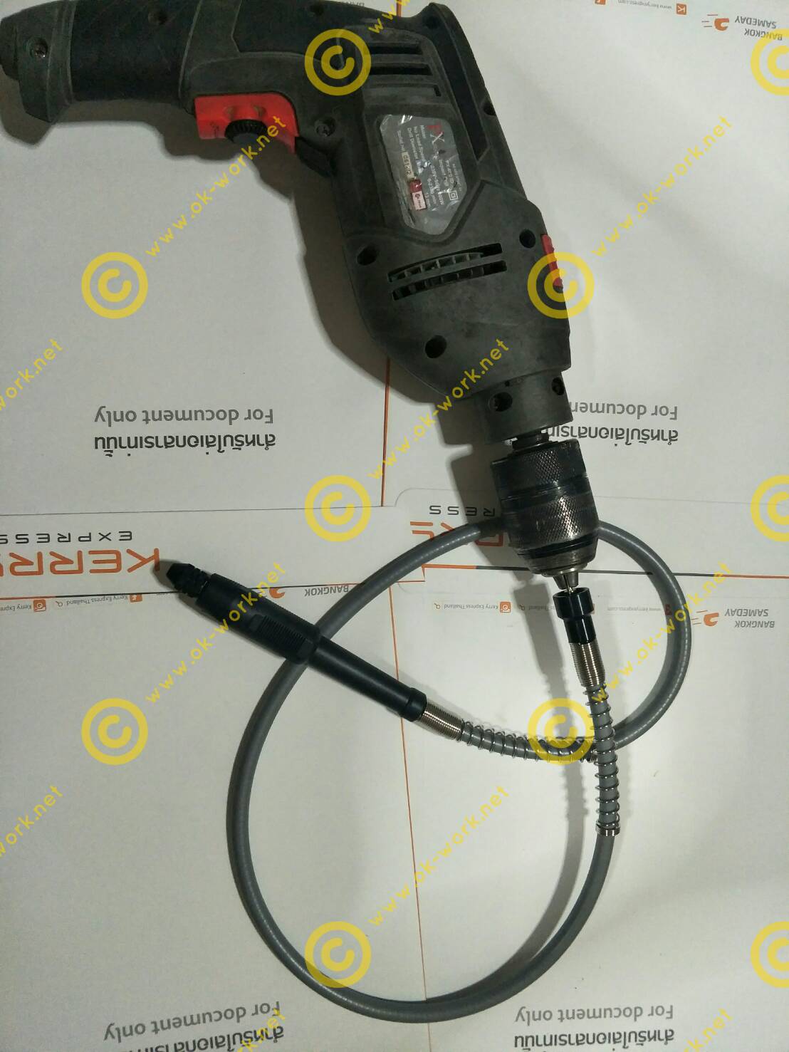 AD16 สายอ่อนใส่สว่าน /เครื่องเจียรเล็ก แบบหัวจับปรับขนาดได้ 0.3-3.2 mm