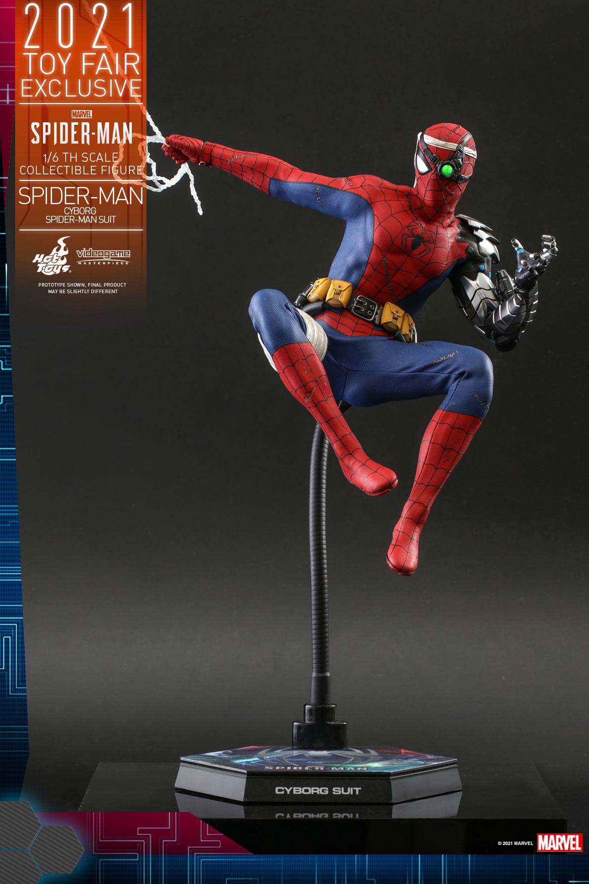 Hot Toys VGM51 1/6 Marvel's Spider-Man - Spider-Man (Cyborg Spider-Man Suit) [Toy Fair Exclusive 2021]
