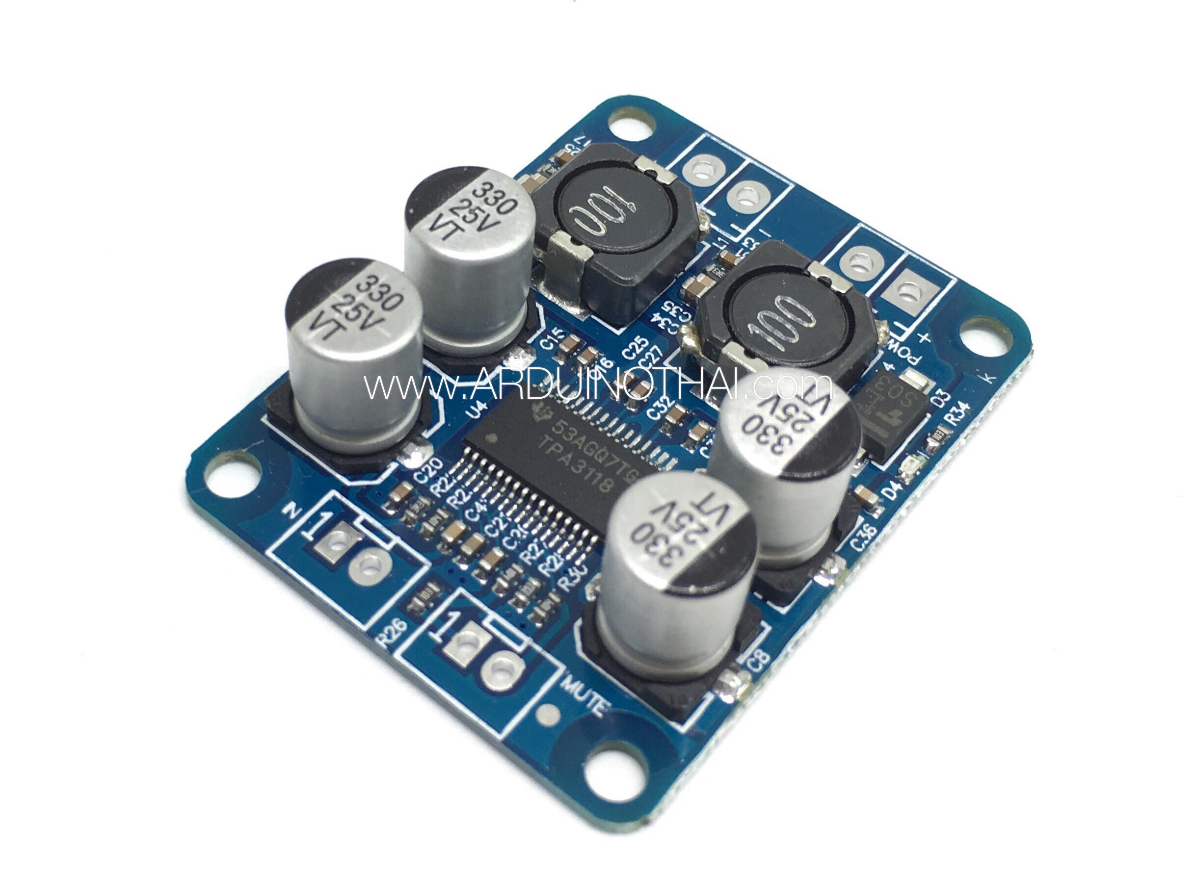 TPA3118 Amplifier Board 60W วงจรขยายเสียงกำลังขับ 60W ใช้ไฟเลี้ยง 8-24V สต็อกไทยส่งไว