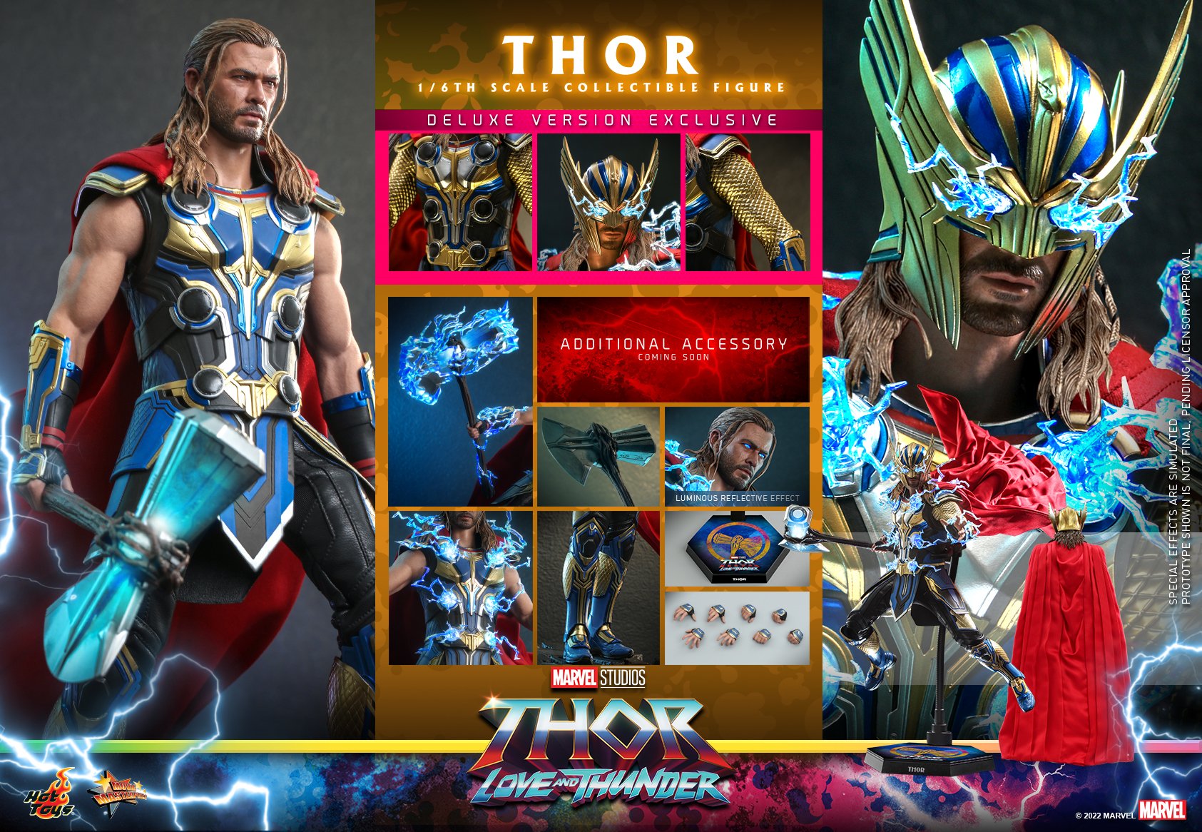 Hot Toys MMS656 1/6 Thor: Love and Thunder - Thor (Deluxe Version)