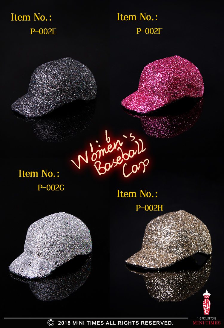 Mini times toys P-002 Sequined gold silk trend cap