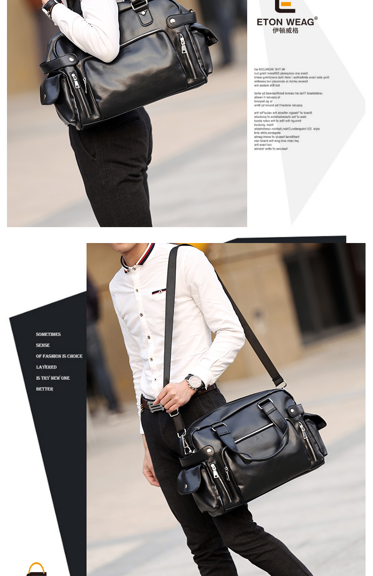 พร้อมส่ง กระเป๋าถือและสะพายผู้ชายนักธุรกิจ ใส่คอม ใส่tabแฟขั่นเกาหลี