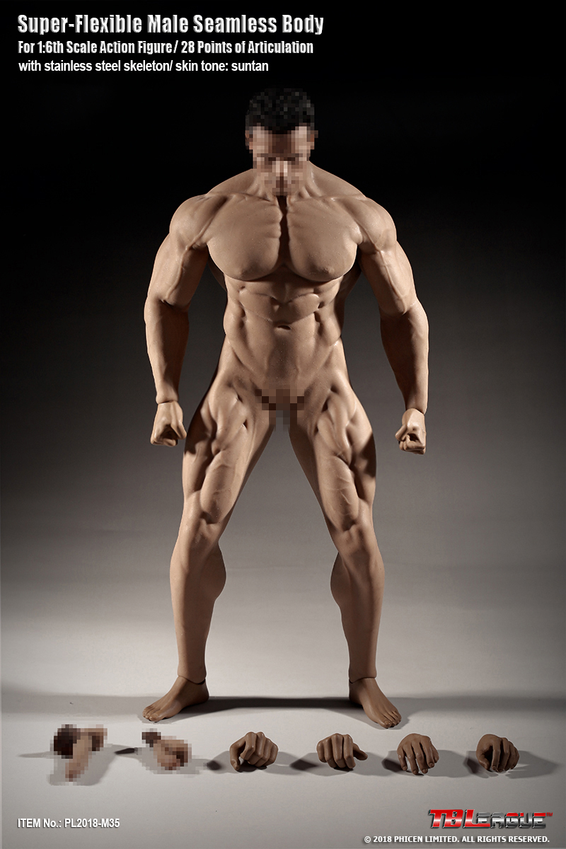 TBLeague PL2018-M35 Super Flexible Male Seamless Body