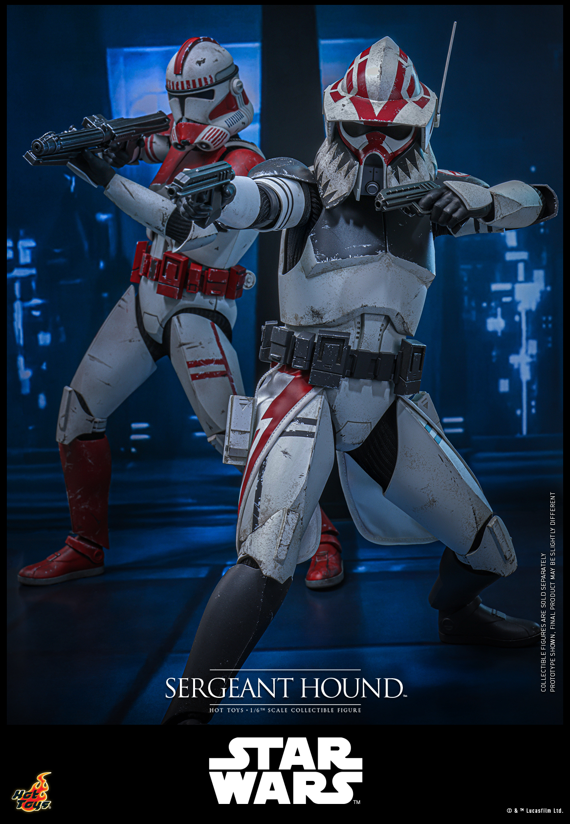 Hot Toys TMS167 Star Wars: The Clone Wars - Sergeant Hound