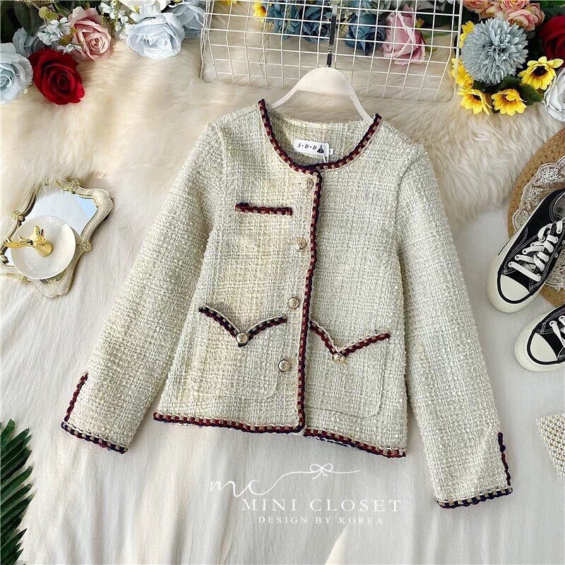 เสื้อคลุมผ้าทวิตสไตล์คุณหนูไฮโซ