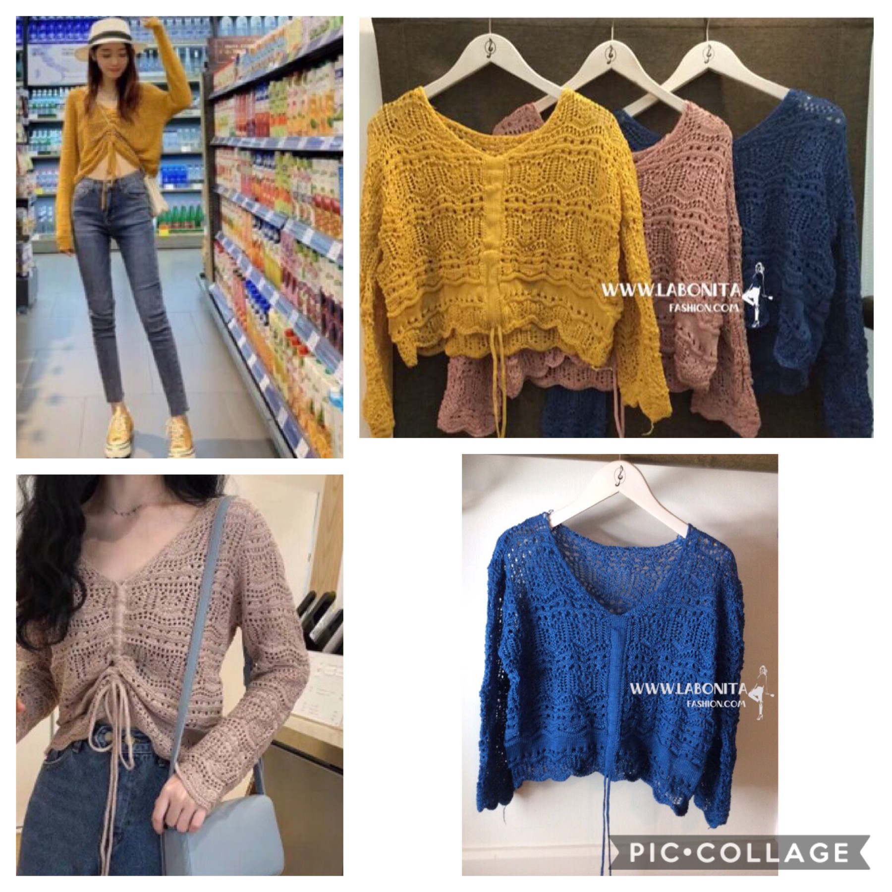 เสื้อถักโครเชต์แขนยาว สไตล์โบฮีเมียน ที่กำลังฮิตสุดในเวลานี้