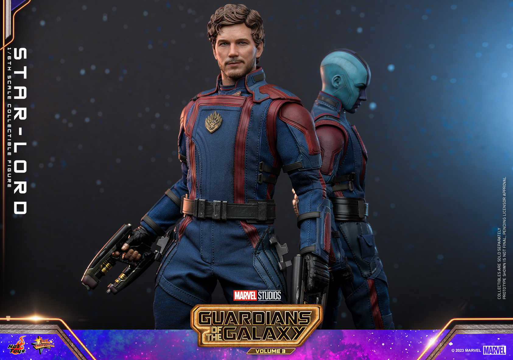 Hot Toys MMS709 1/6 Guardians of the Galaxy Vol. 3 - Star-Lord
