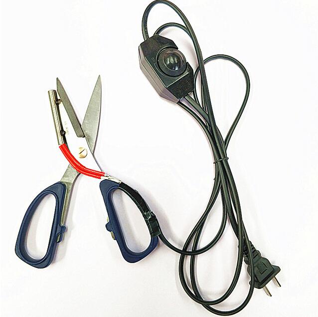 ES13 กรรไกรความร้อน19cm สำหรับตัด ริบบิ้น ผ้าไนล่อน ผ้าใบ เชือกพลาสติก