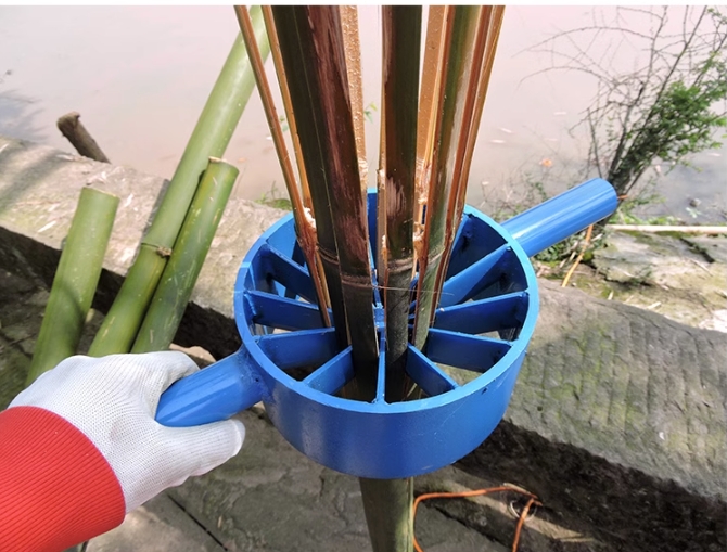 OT167 จำปาผ่าไม้ไผ่ 6 นิ้ว มีดผ่าไม้ไผ่ 4-12 ซี่ ****เลือกขนาดฟันก่อนซื้อ