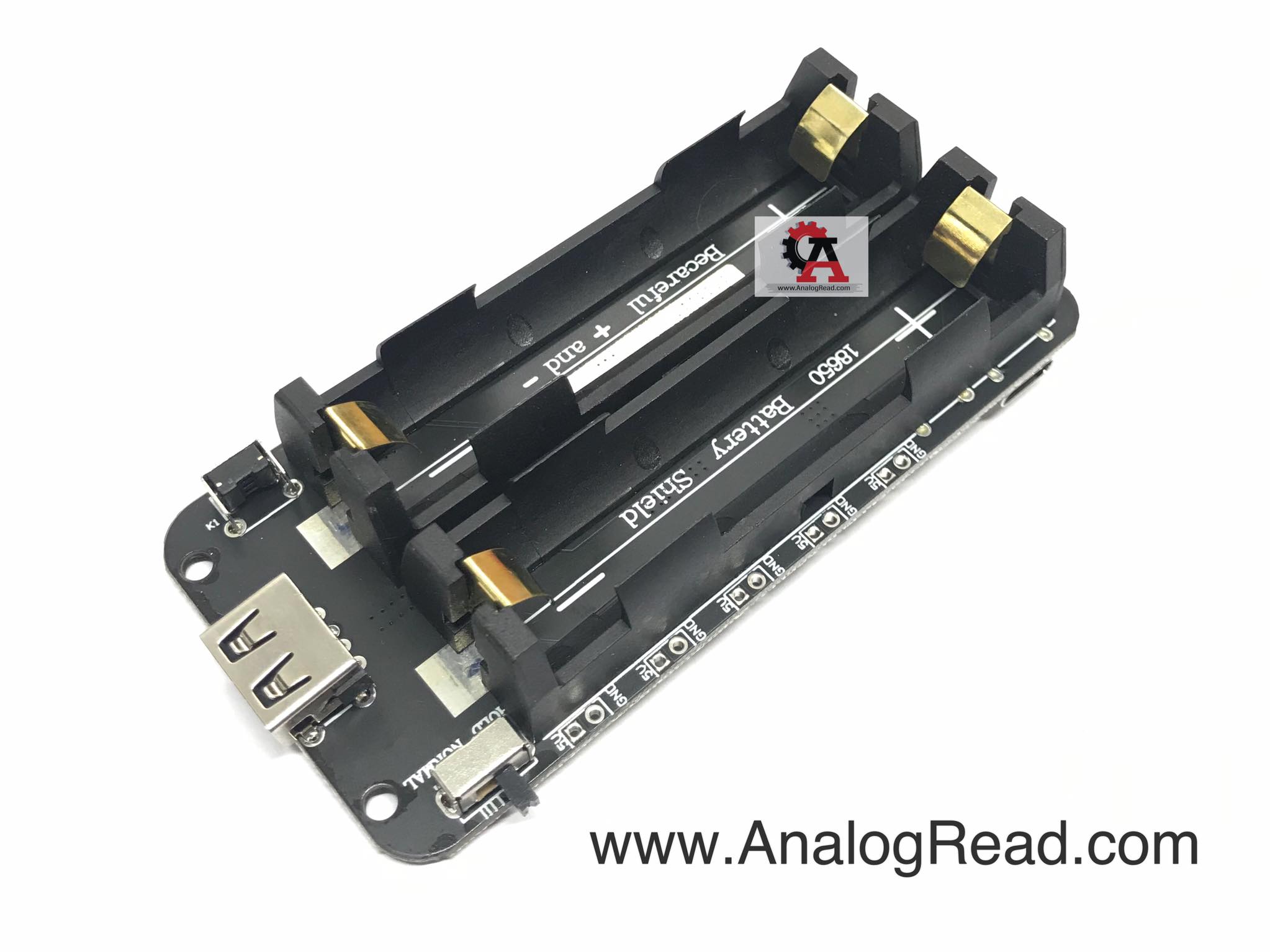 18650 battery holder 2 ก้อน สต็อกไทยส่งไว