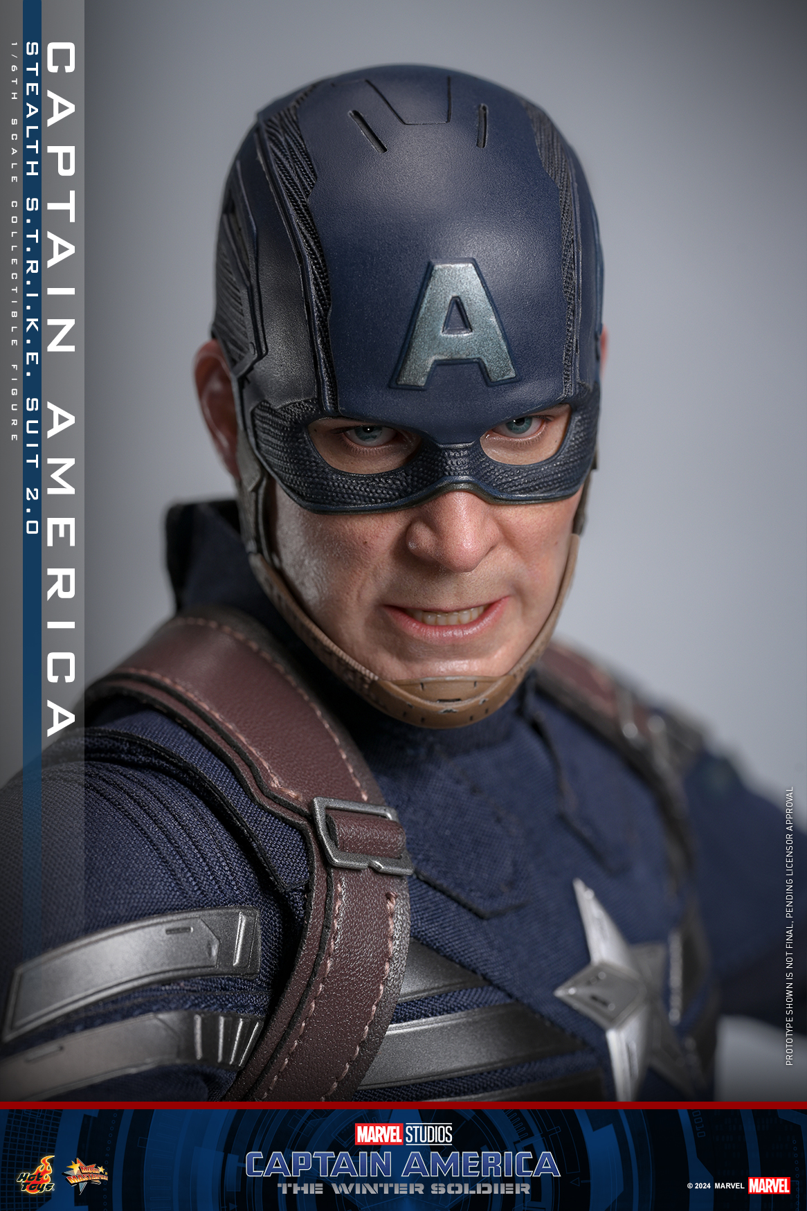 Hot Toys MMS783 Captain America: The Winter Soldier - Captain America (Stealth S.T.R.I.K.E. Suit) 2.0