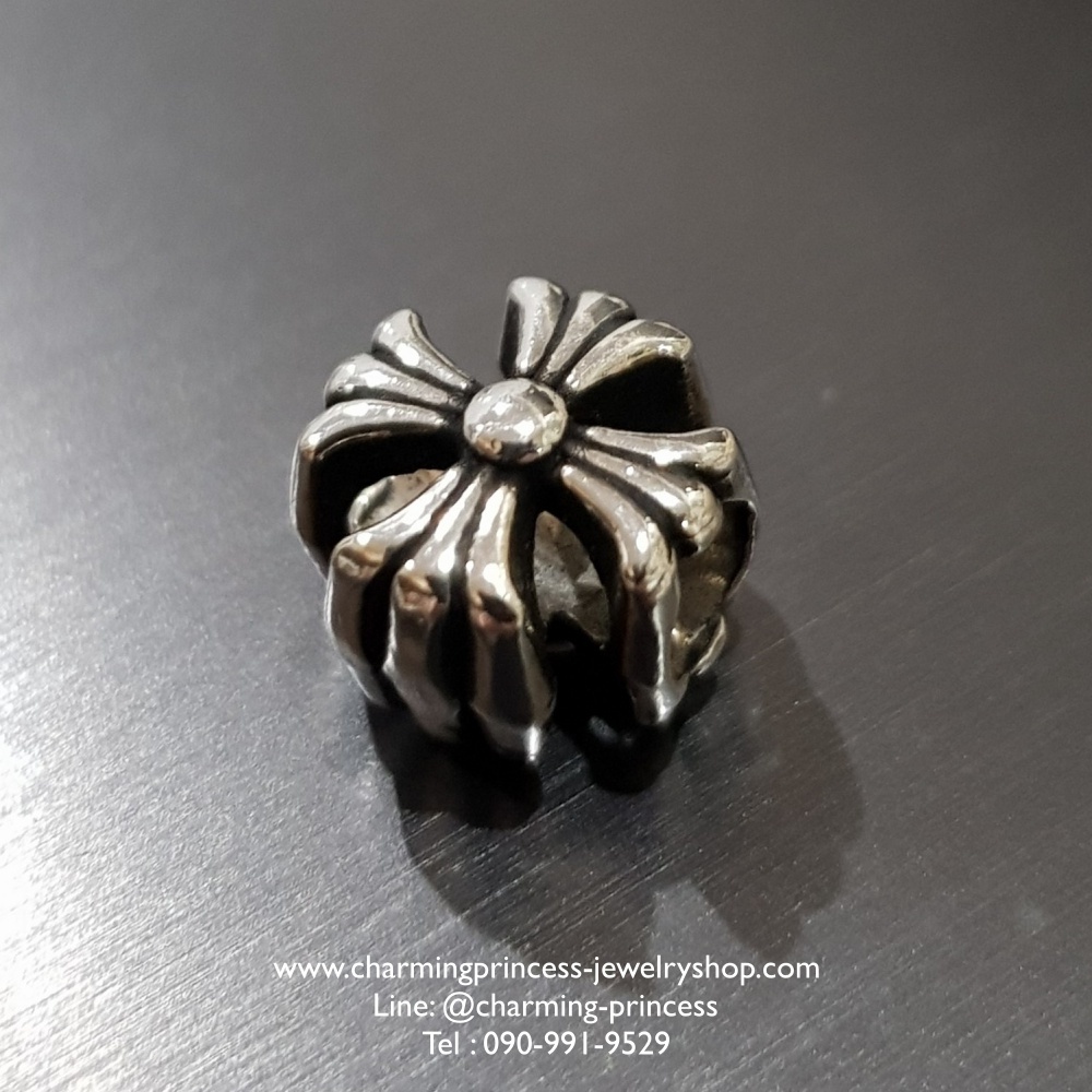 ตัวคั่นกางเขน สไตล์โครมฮาร์ท Cross Chrome Hearts Inspired 925 Sterling Silver