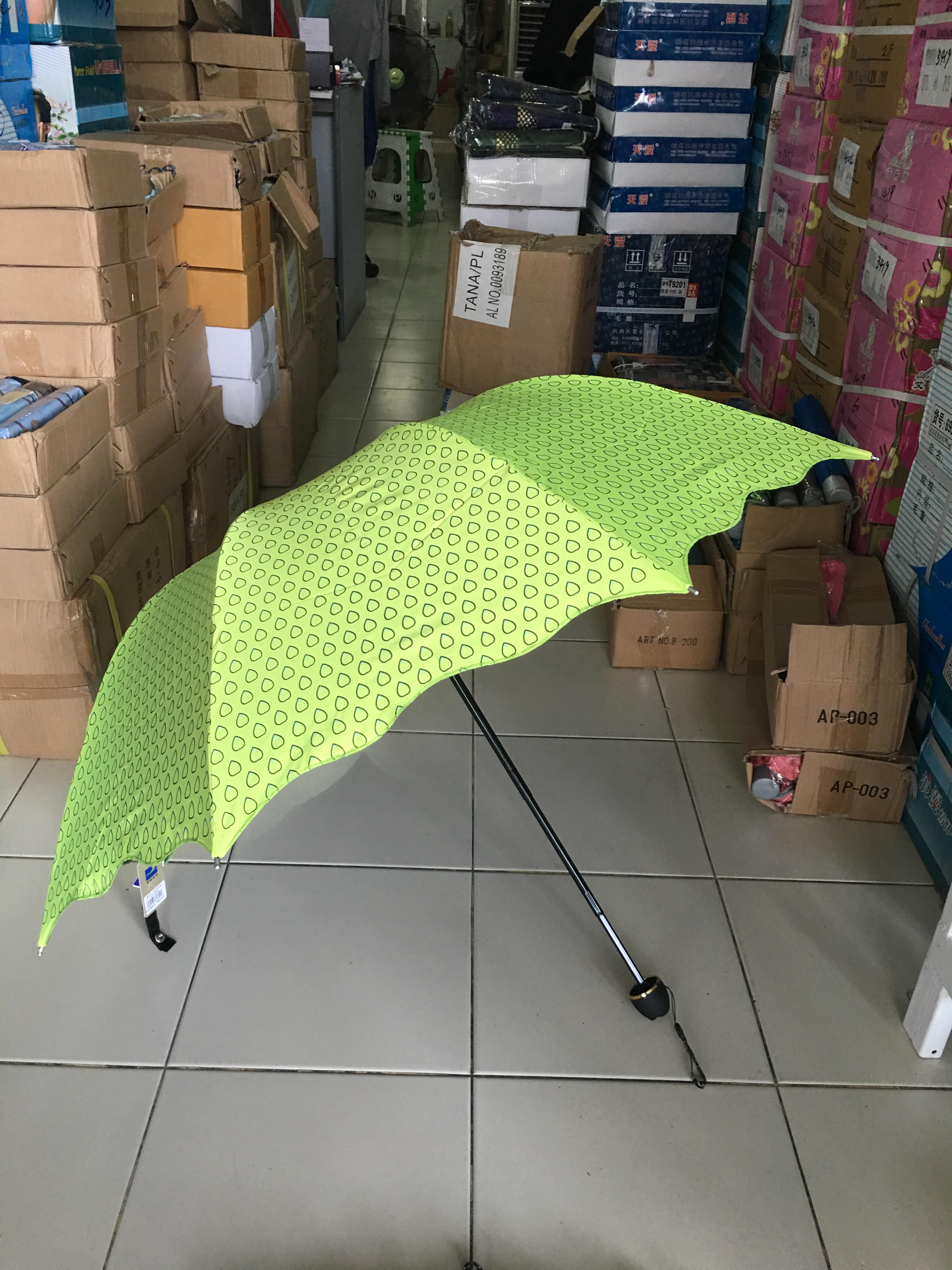 ร่มโค้งแฟชั่นยูวีดำ รหัส4302DA